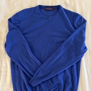 Classic Royal Blue Crewneck Sweater